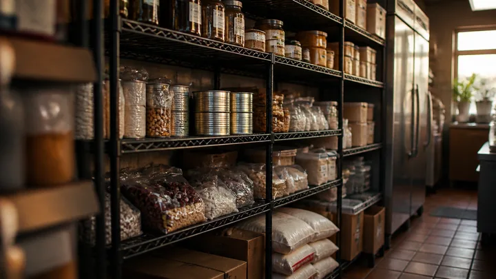 Receiving and dry storage